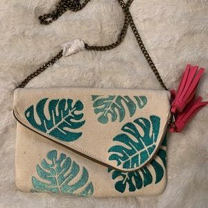 Tropical cross body bag.